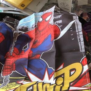 Spider-Man Graphic  garden flagRed, Blue, Black